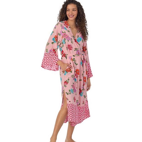 Beauty Sleep Social Other - New with Tags size XS Floral Pink Women's Robe by Beauty Sleep Social. Rayon.